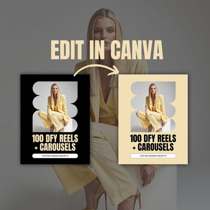 100 DFY Reels for Instagram Growth | VOL 1