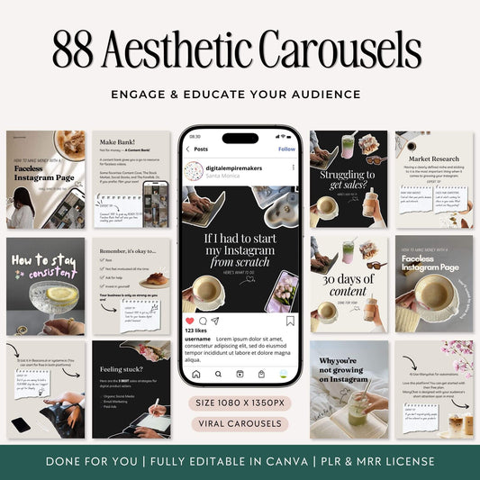 Aesthetic Carousels Vol 1